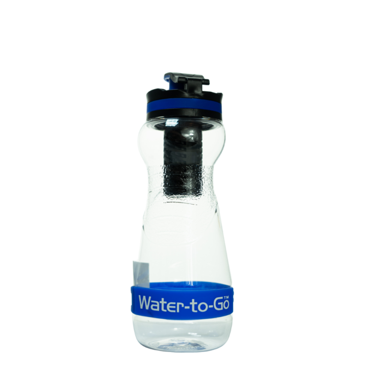 Water to Go Waterfilter 50 CL ZeeBlauw Filtert ook virussen uit het water
