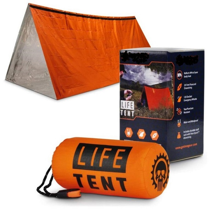Draagbare waterdichte lichtgewicht Emergency Survival-tent